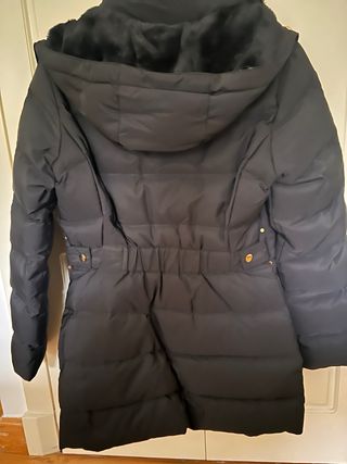 Parka Zara Negra Mujer