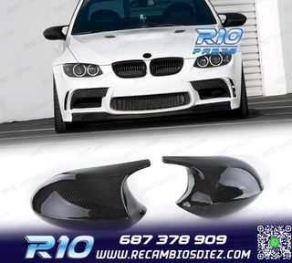 CARCASAS ESPEJOS RETROVISORES CARBONO LOOK M3 BMW E90 E91 PR