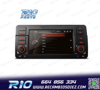 RADIO NAVEGADOR 7" PARA BMW SERIE 3 E46 98-06 USB GPS TACTIL
