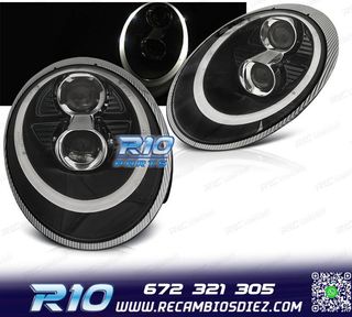 FAROS PARA PORSCHE CARRERA 997 04-09 OJOS ANGEL XENON FONDO
