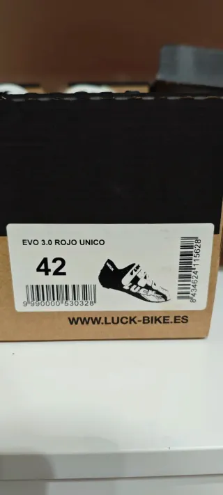Zapatillas Ciclismo LUCK Custom Evolution.Talla 42