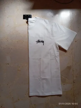 Camiseta Stussy x Nike Blanca