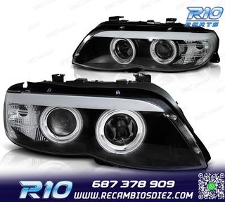 FAROS XENON PARA BMW X5 E53 03-06 D2S CCFL NEGROS