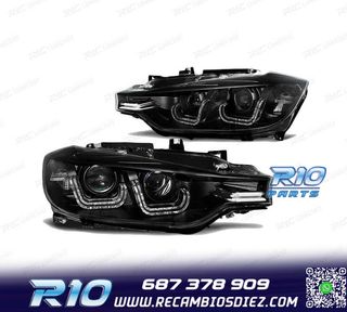 FAROS BMW F30 F31 11-15 XENON LUZ DIURNA LED NEGRO