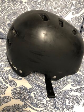 Patines línea Oxelo adultos + protec+casco+bolsa