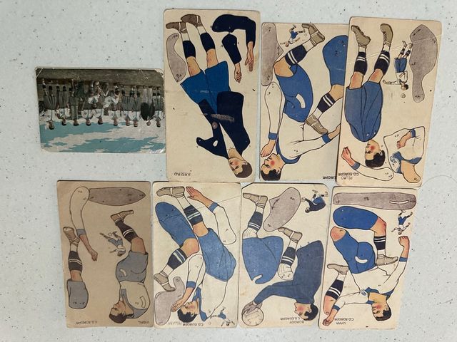 Cromo recortable Chocolate Amatller Futbolistas