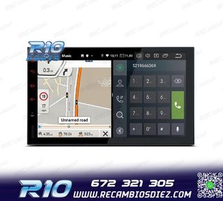 RADIO GPS ANDROID 14 2DIN 7" MULTIMEDIA GPS HD 3 USB SD