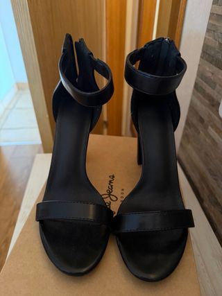 Tacones Negros Talla 39