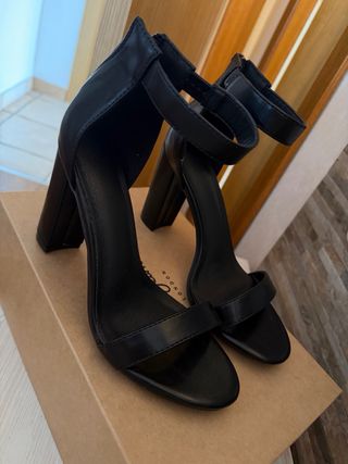 Tacones Negros Talla 39
