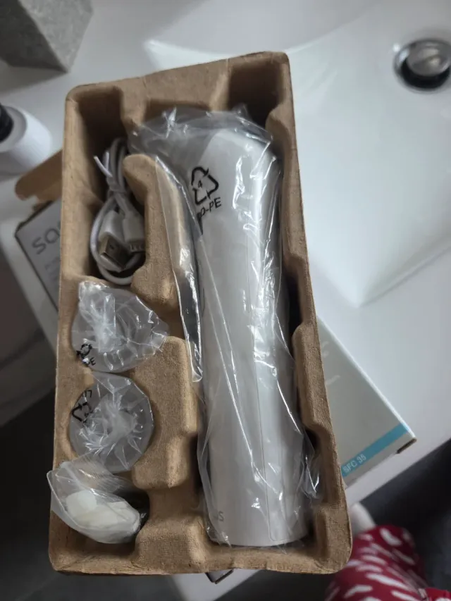 Dispositivo pulizia pori bianco