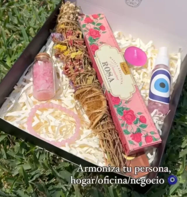 Kit Limpieza Energética Rosa y Ojo Turco