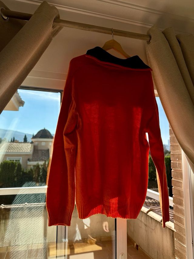 Jersey Polo Ralph Lauren Naranja Cremallera