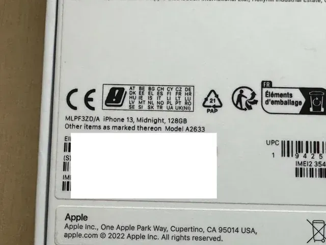 Custodia Apple iPhone 13 128 GB Midnight + *NUOVA*