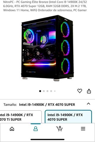 PC Gaming NitroPC Intel Core i9 Élite NEGOCIABLE