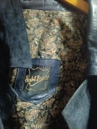 Cazadora Piel Corta Negra