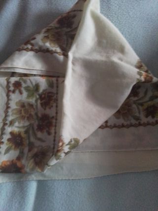 Foulard lana bianco panna  multicolor