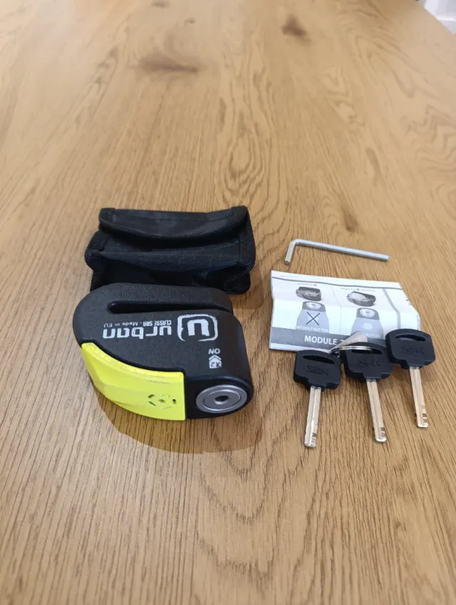 Candado Moto UR10 con Alarma