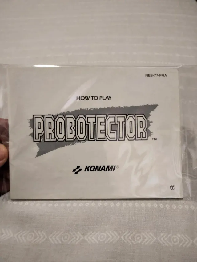 Manual Protector Nintendo NES Konami