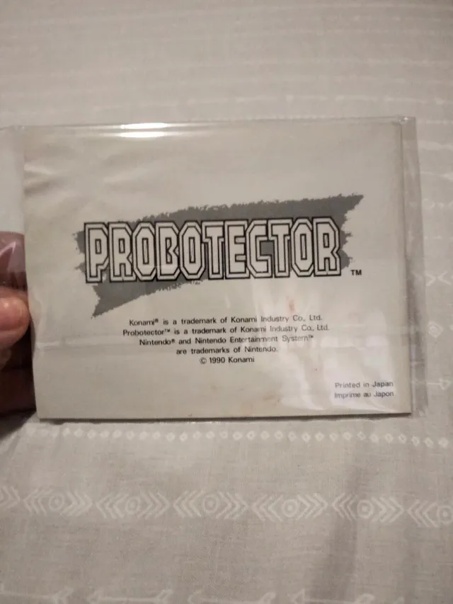 Manual Protector Nintendo NES Konami
