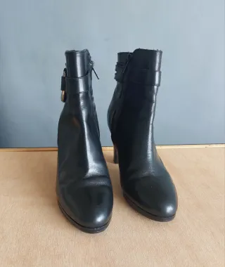 Botines piel Ralph Lauren negros