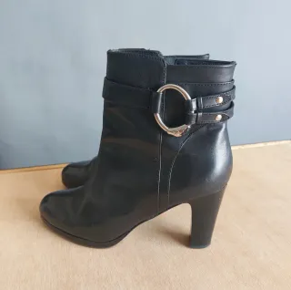 Botines piel Ralph Lauren negros