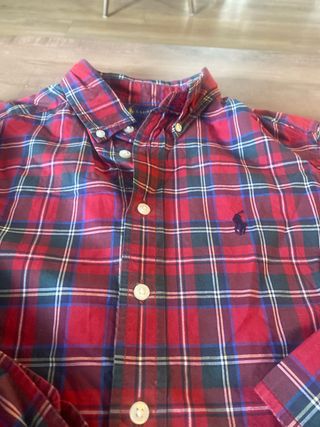 Camisa cuadros niño Ralph Lauren T M
