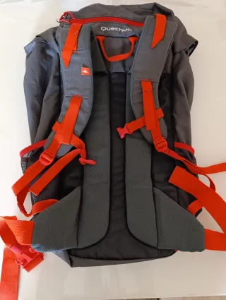 Mochila Quechua Arpenaz 40 Gris/naranja