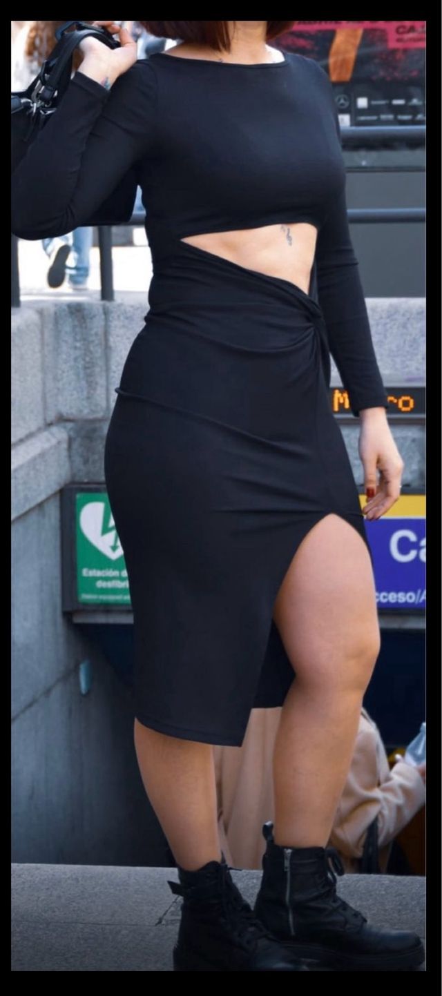 Vestido Shein Negro Talla S