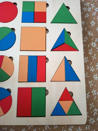 Puzzle Figuras Geométricas Madera