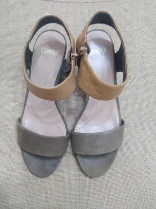 Zapatos Camper Marrones/Grises Talla 37