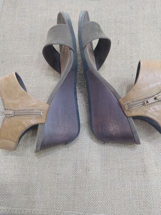 Zapatos Camper Marrones/Grises Talla 37