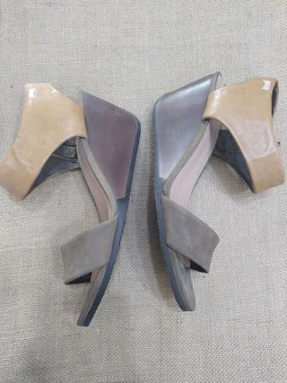 Zapatos Camper Marrones/Grises Talla 37