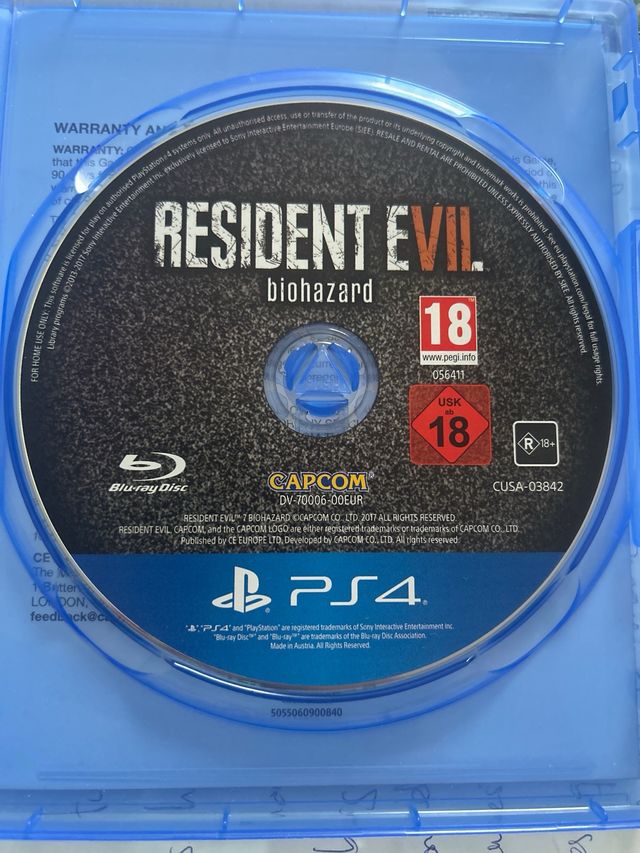 Resident Evil 7 Biohazard PS4 VR Compatible