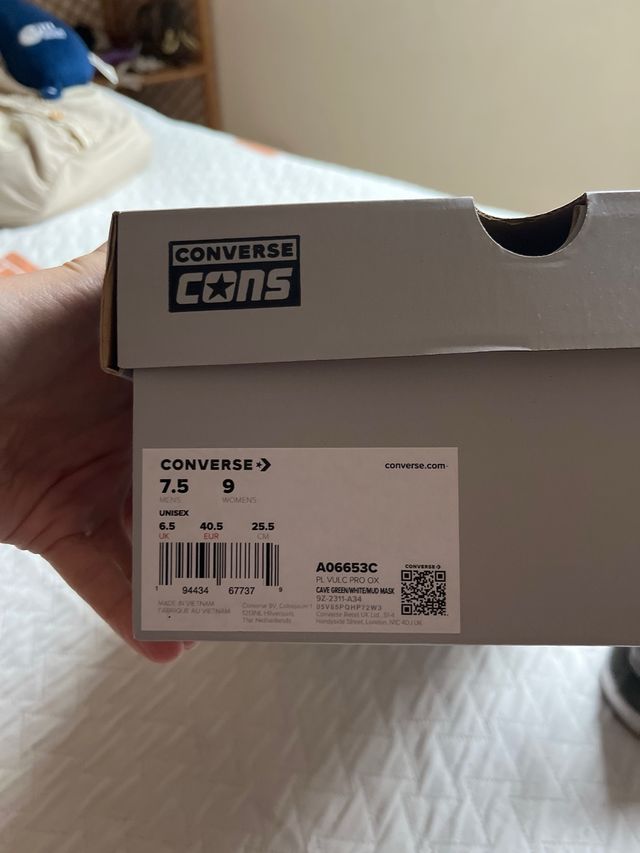 Converse Cons Talla 40.5 Verde Oliva