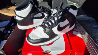 NIKE DUNK HIGH RETRO PANDA 47.5 / 14 A ESTRENAR