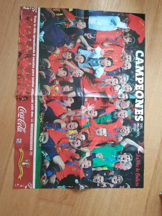 Póster Selección Española Campeona Mundo 2010