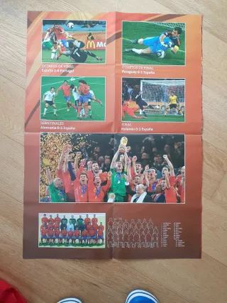 Póster Selección Española Campeona Mundo 2010