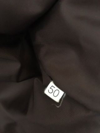 Giaccone uomo vera pelle marrone taglia 50 XL