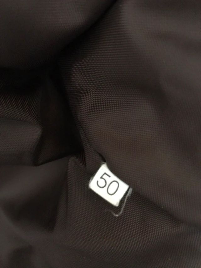 Giaccone uomo vera pelle marrone taglia 50 XL