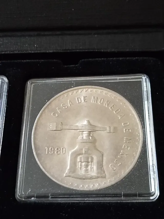 2 Monedas 1 Peso México 1979 y 1980