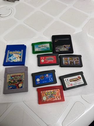 Lote Cartuchos Game Boy Pokemon y Mas