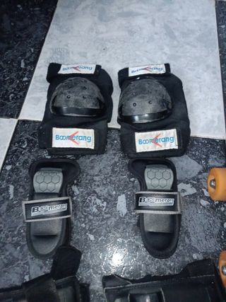 Patines 4 ruedas Boomerang + Accesorios talla 35