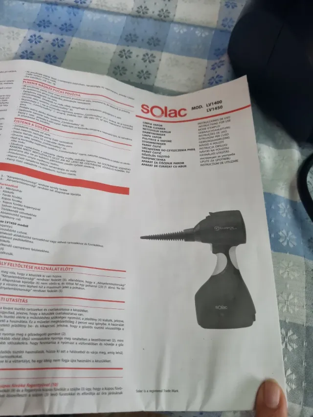Limpiador Vapor Solac EcoGenic Pro 15