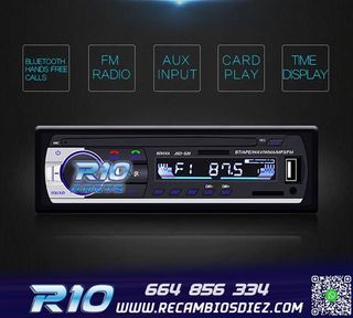 RADIO 1DIN BLUETOOTH MP3 USB SD AUX