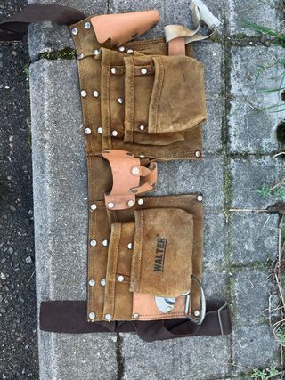 Cinturón de herramientas de cuero