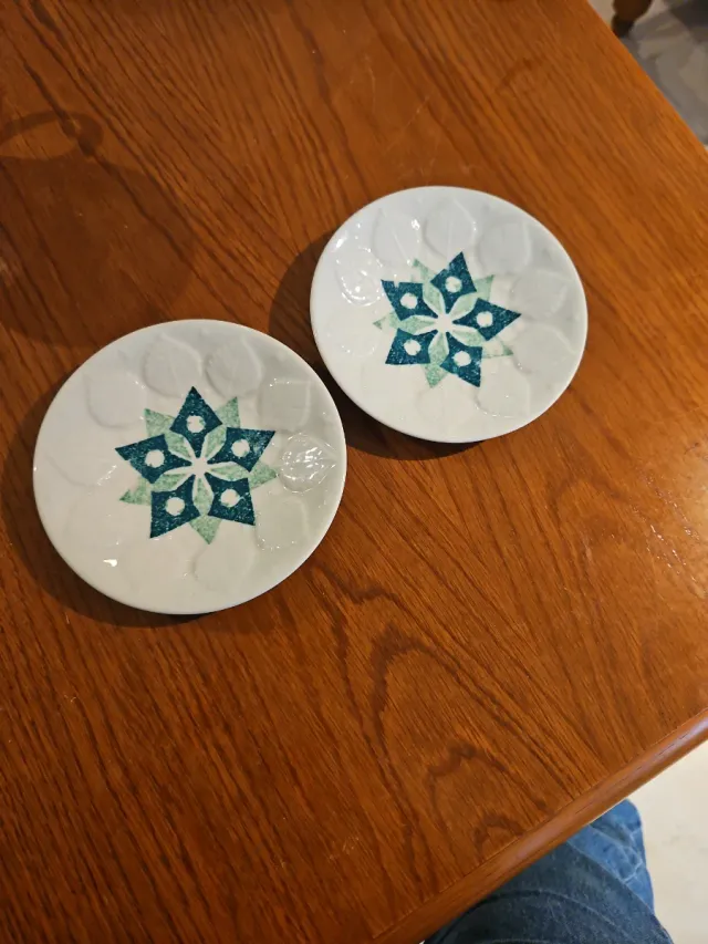 Juego de 2 platos de cafe Castro Galicia