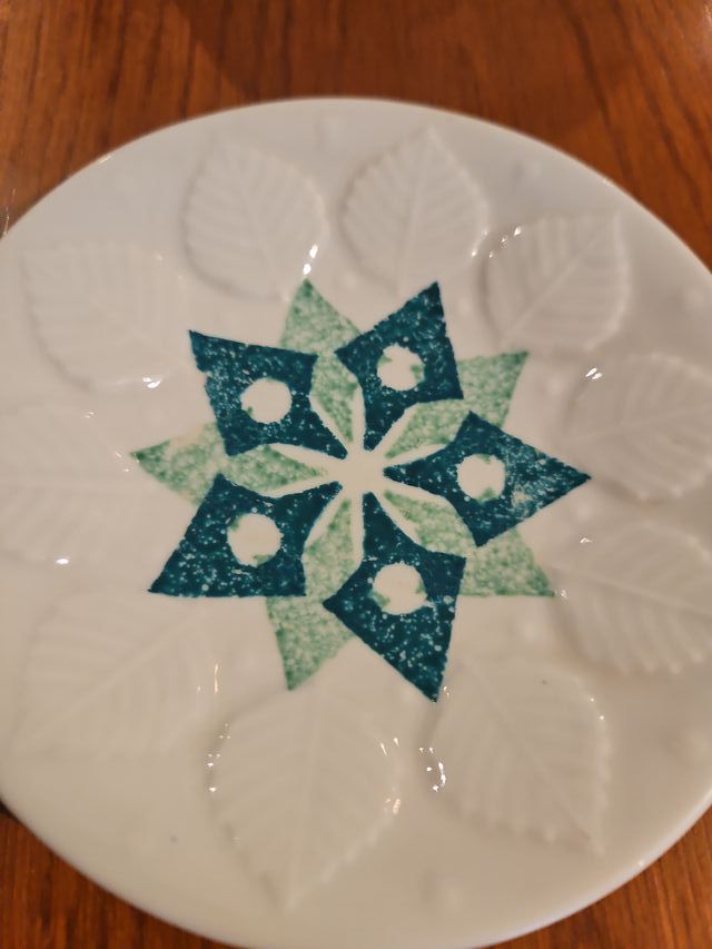 Juego de 2 platos de cafe Castro Galicia