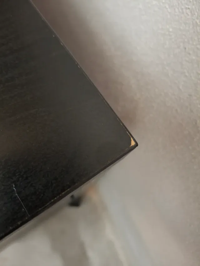 Cajonera MICKE IKEA negra con ruedas