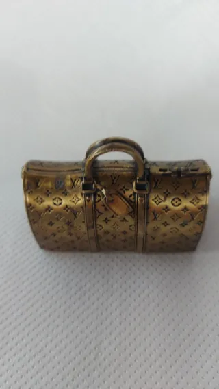 Borsa fermacarte Louis Vuitton in ottone