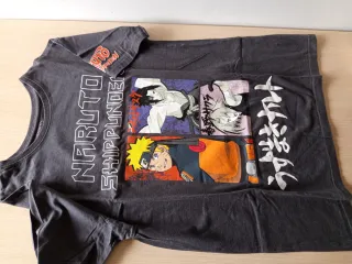 Lote 4 Camisetas Naruto/Dragonball Talla L/170 cms
